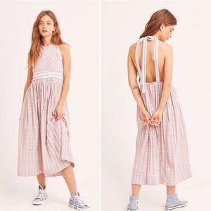 Free people backless dress net